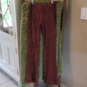 Mineral Wash Flare Leggings